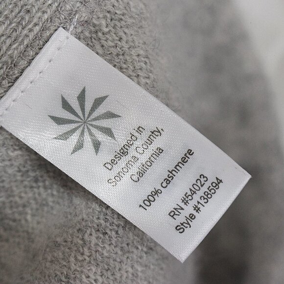 Athleta - Pave Dima 100% Cashmere Sweatshirt Sweater, Grey, XL - Picture 3 of 9